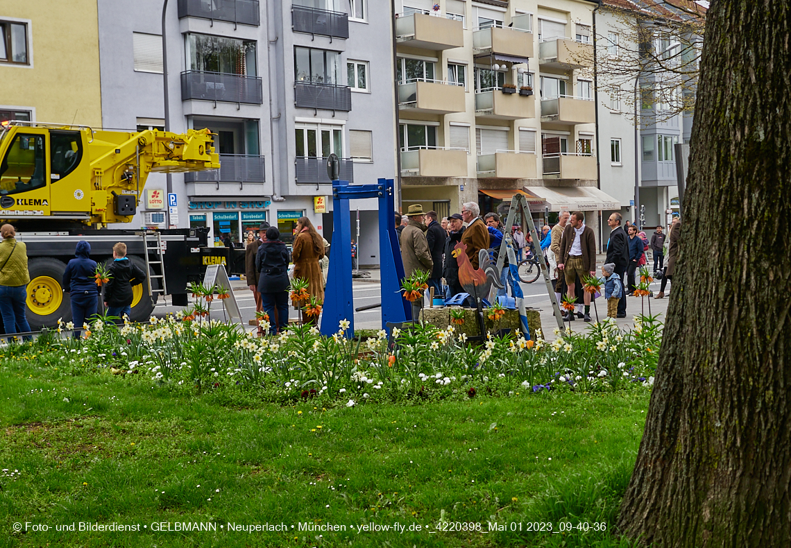 01.05.2023 - Maibaumaufstellung in Berg am Laim